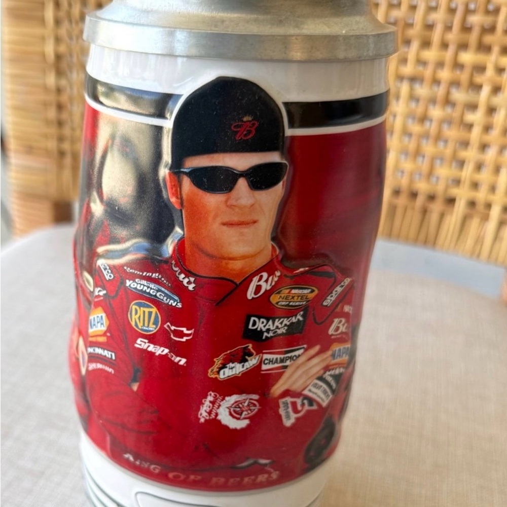 Dale Earnhardt Budweiser Stein